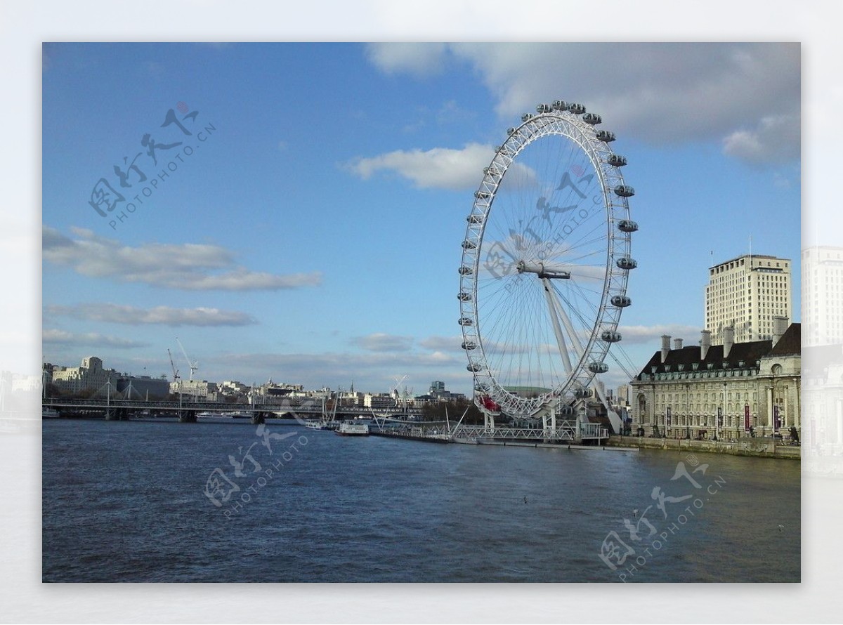 伦敦摩天轮图片