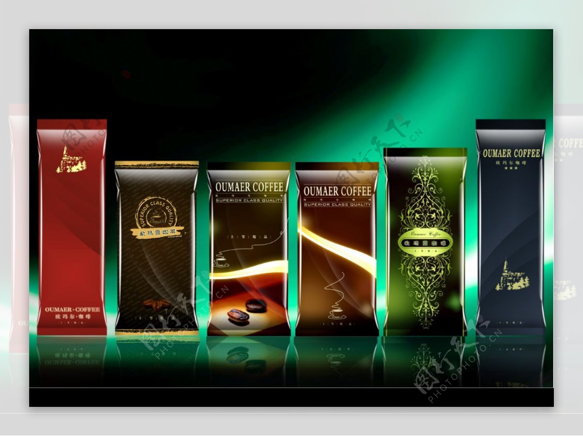 六款高清晰咖啡包装设计图片
