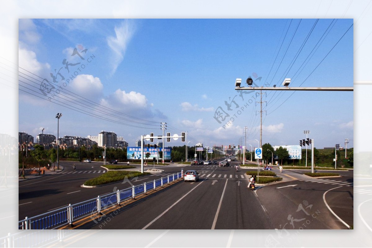 城市道路交通图片