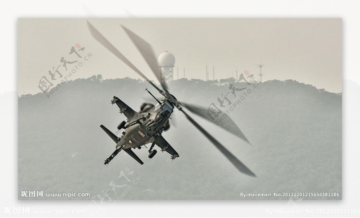 直10武装直升机图片