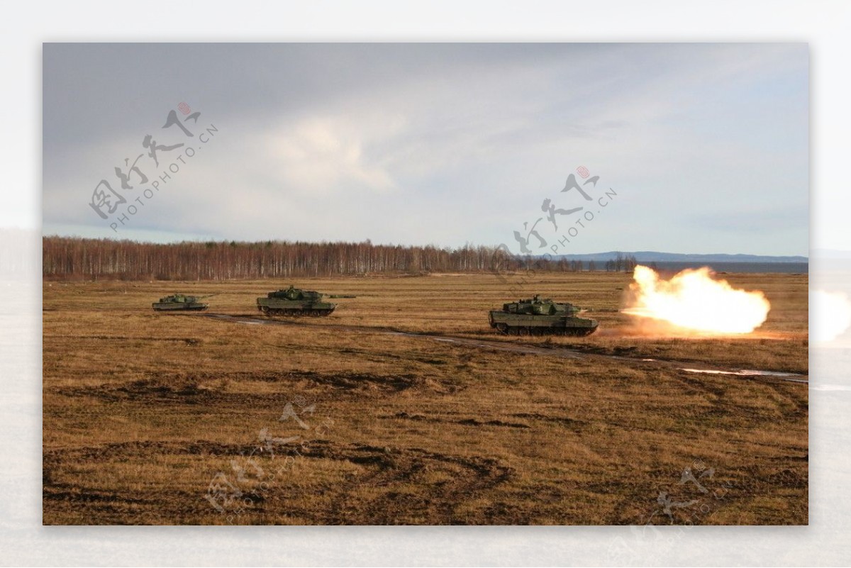 豹2A6坦克图片