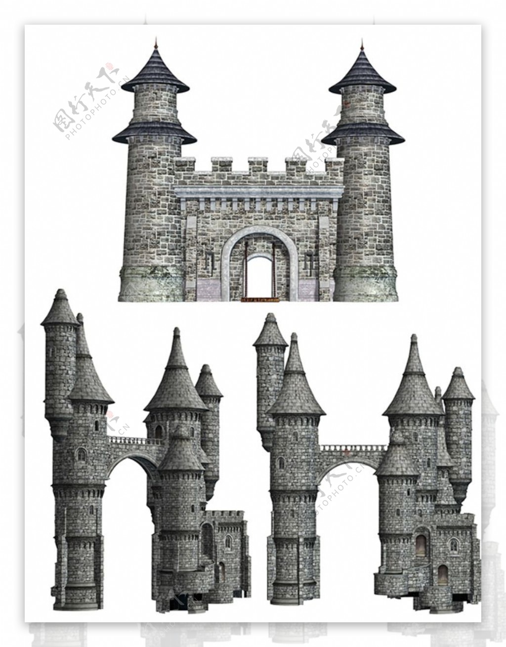 城堡素材图片