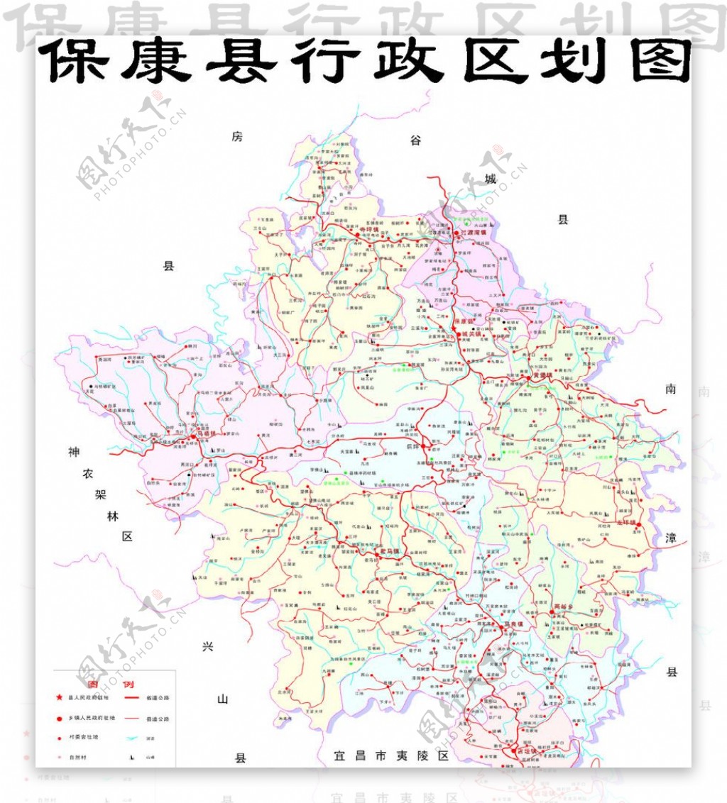 湖北省保康县行政区划图2010年新交通规划图片