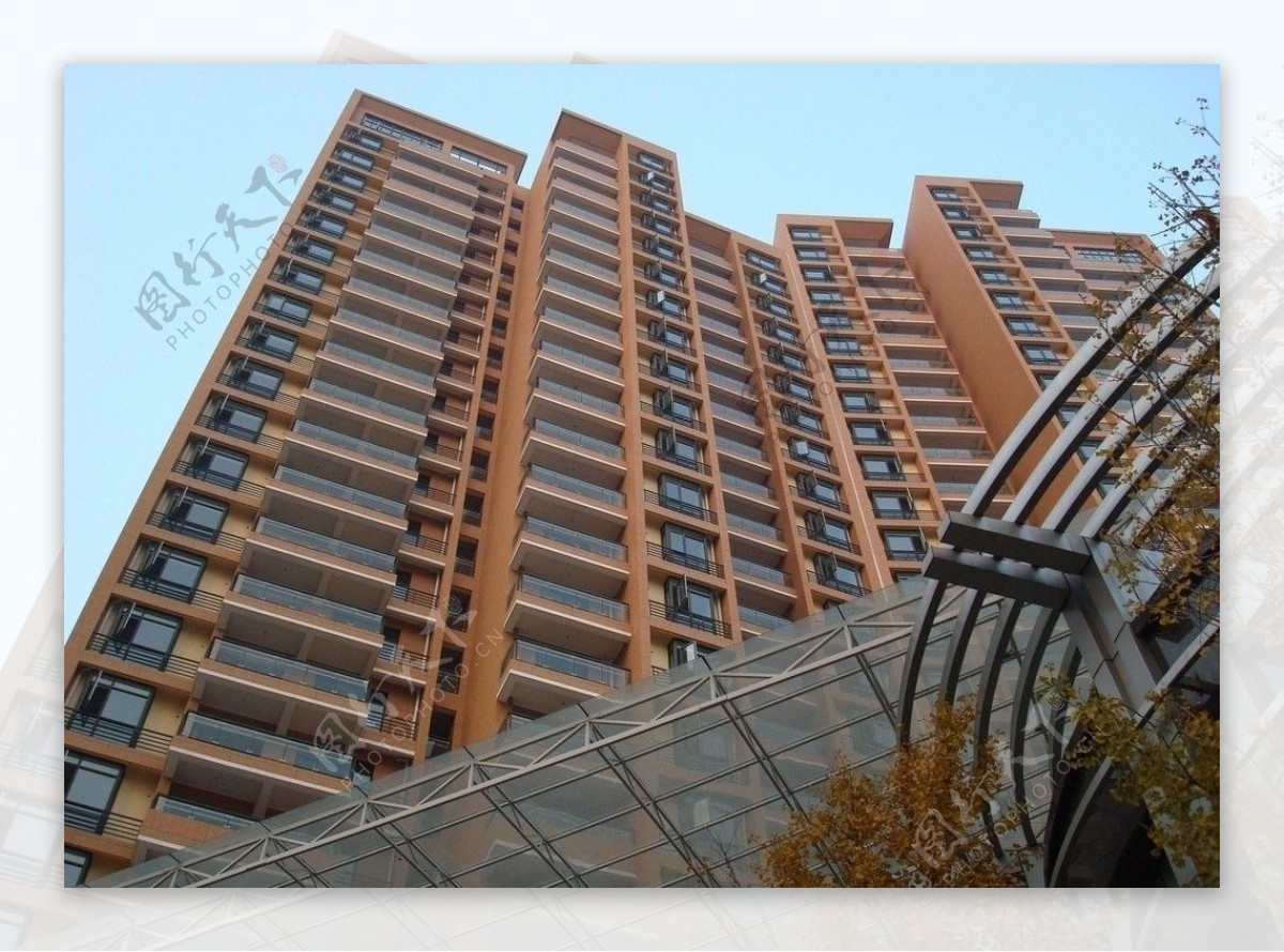 上海浦东新区现代住宅楼图片