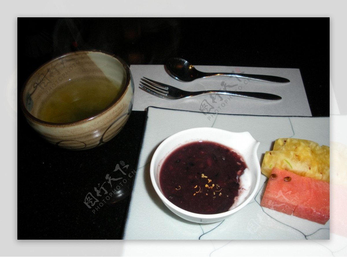 甜品紅豆紫米图片