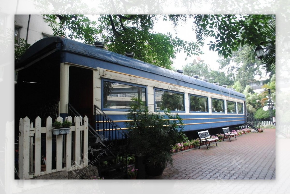 火车餐厅图片