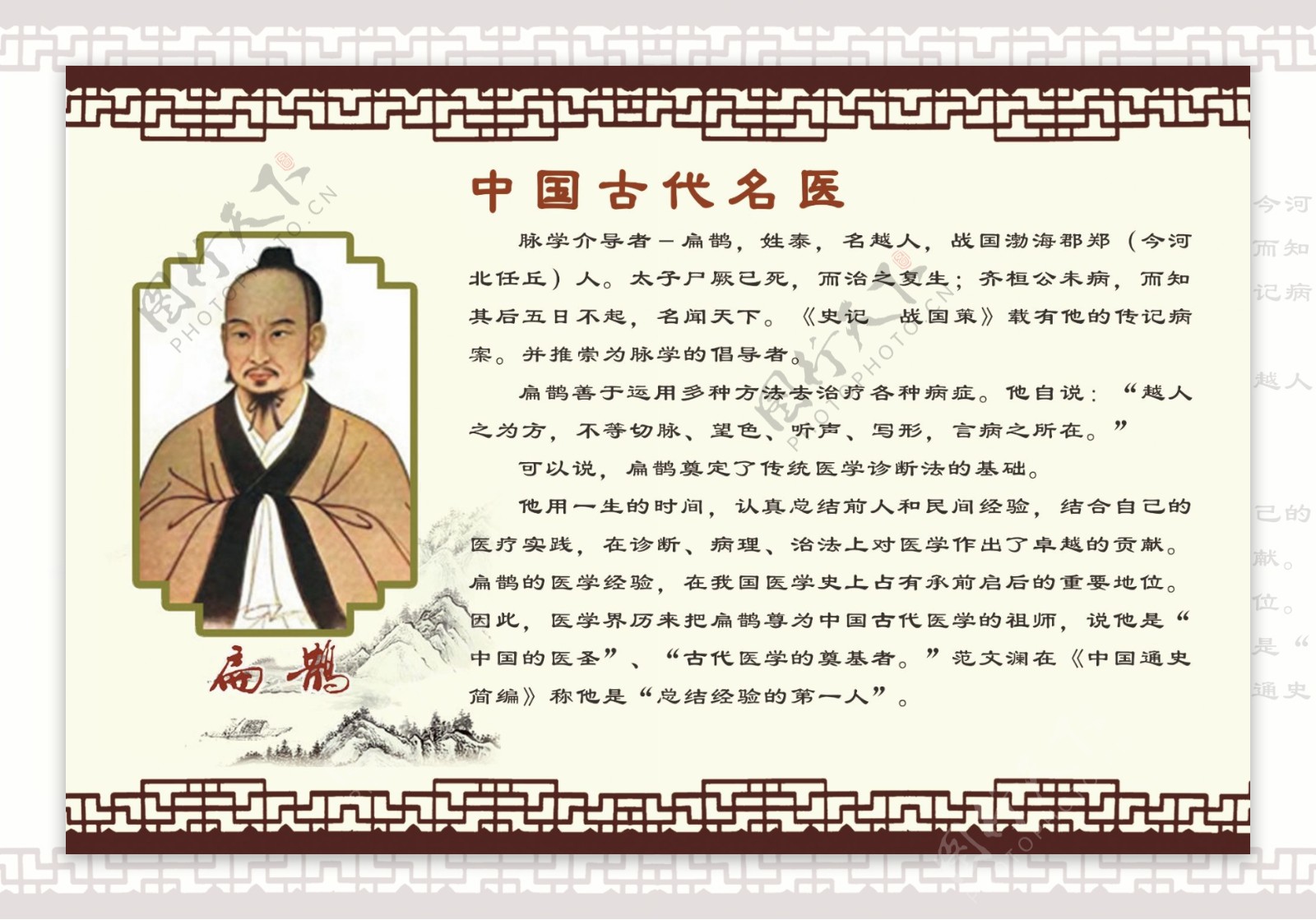 中医文化扁鹊图片