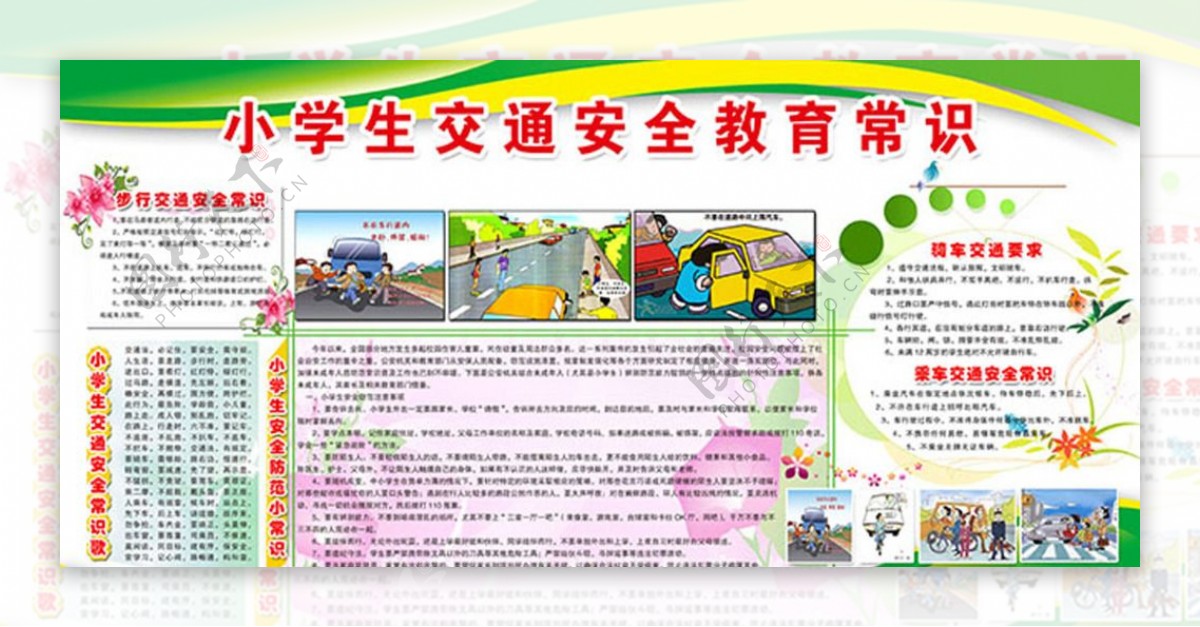 交通安全教育展板图片
