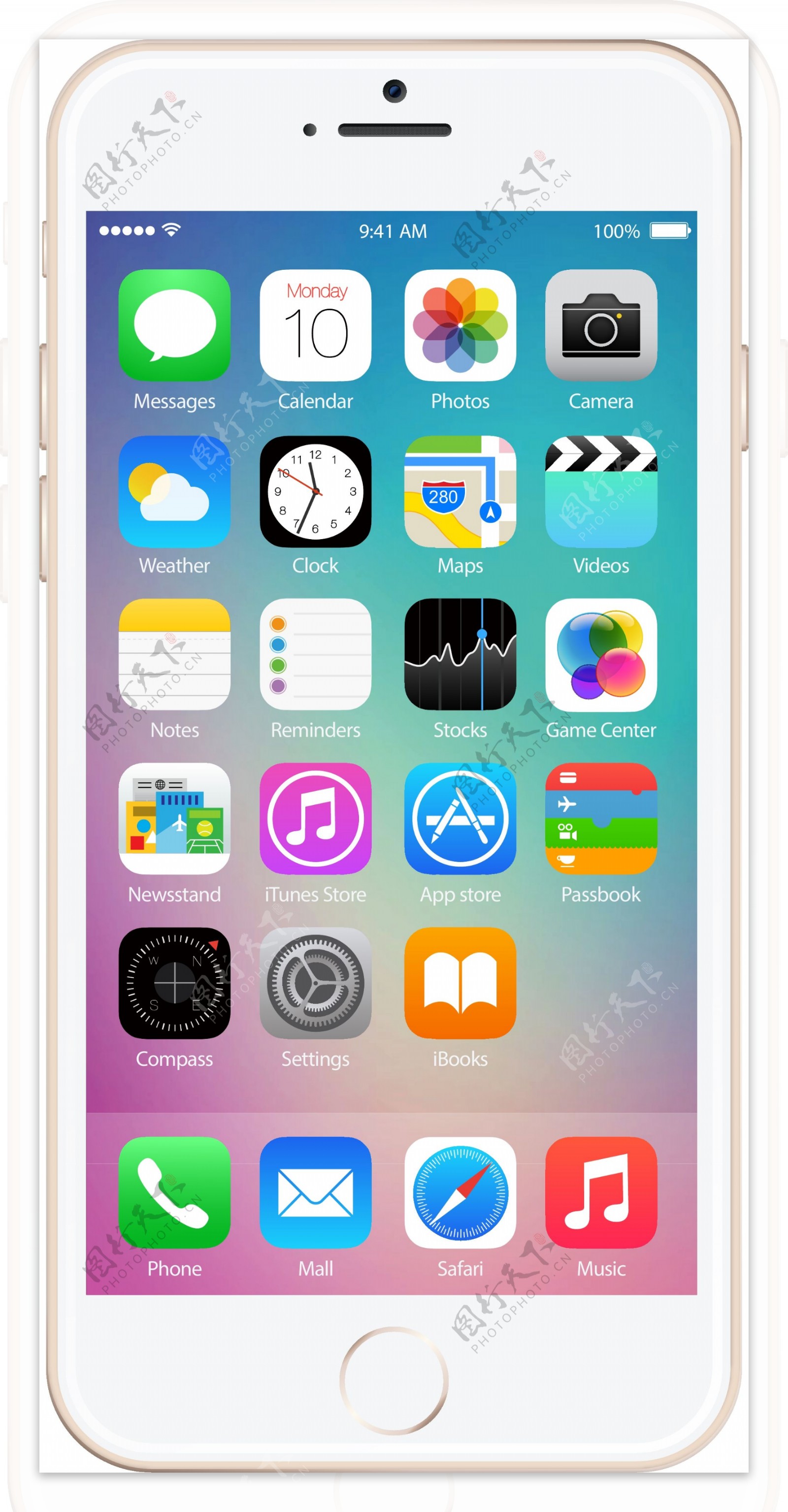 iOS8界面图片