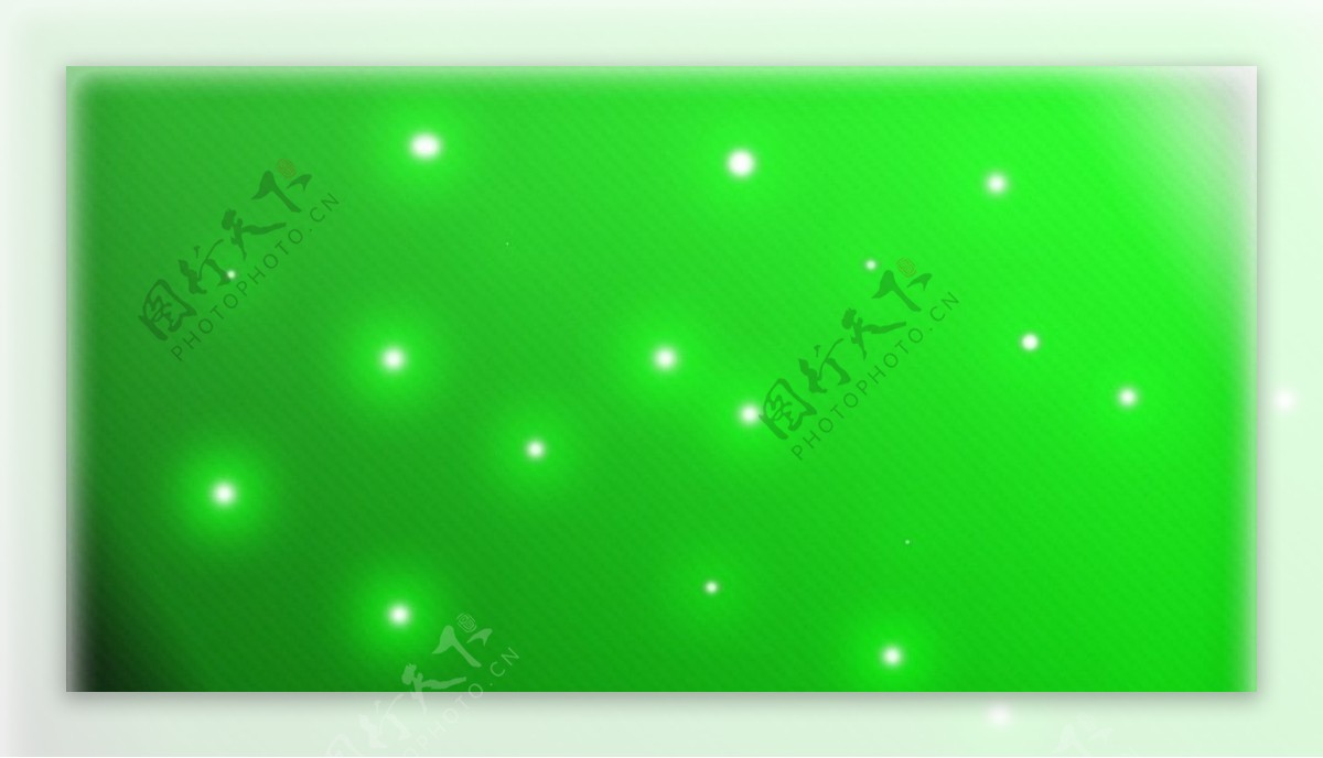 绿色星光背景图片