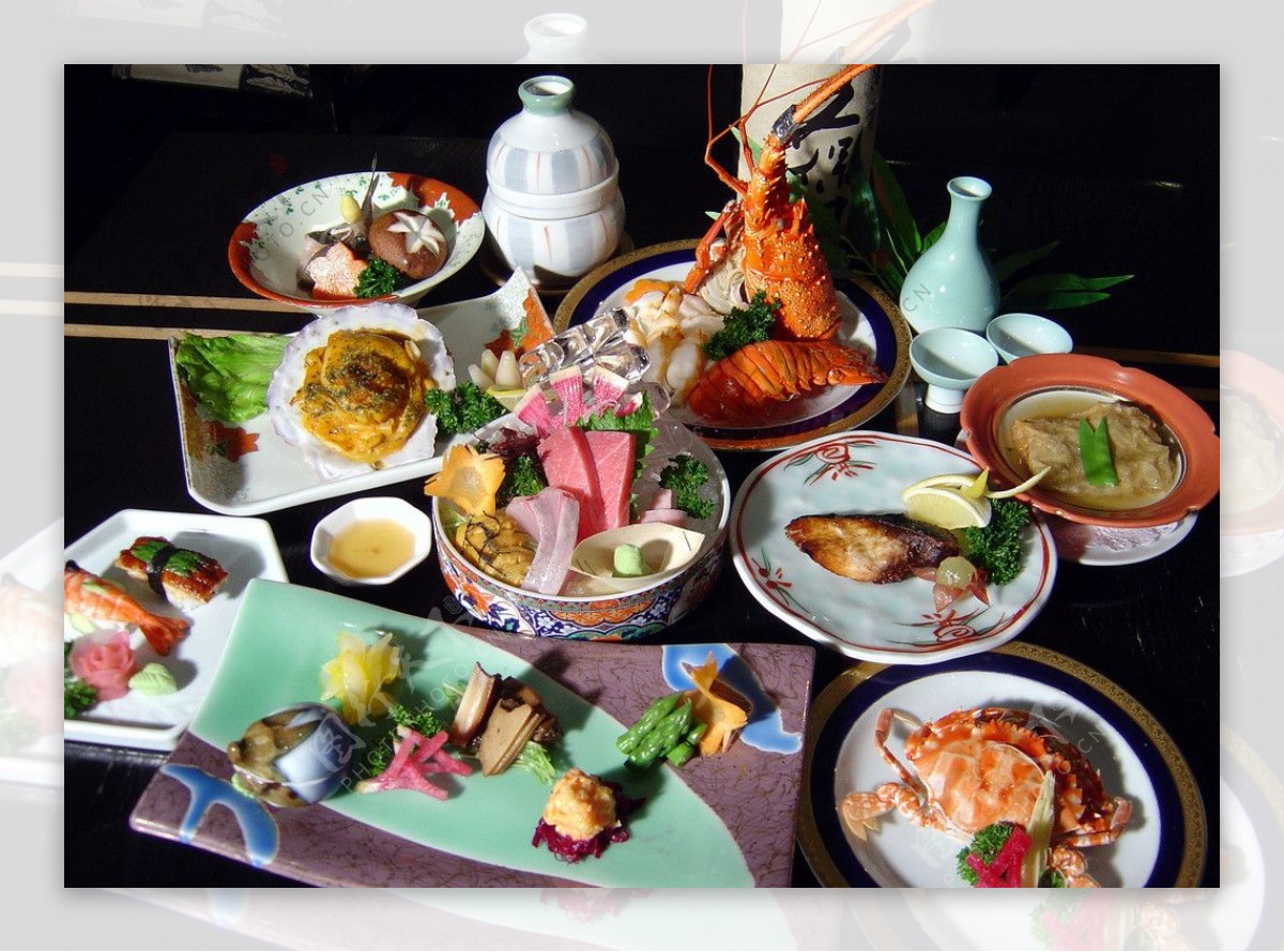 日本料理套餐图片