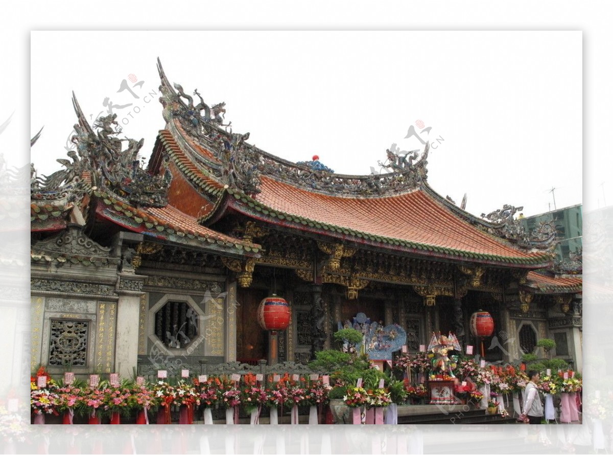 台北萬華龍山寺图片