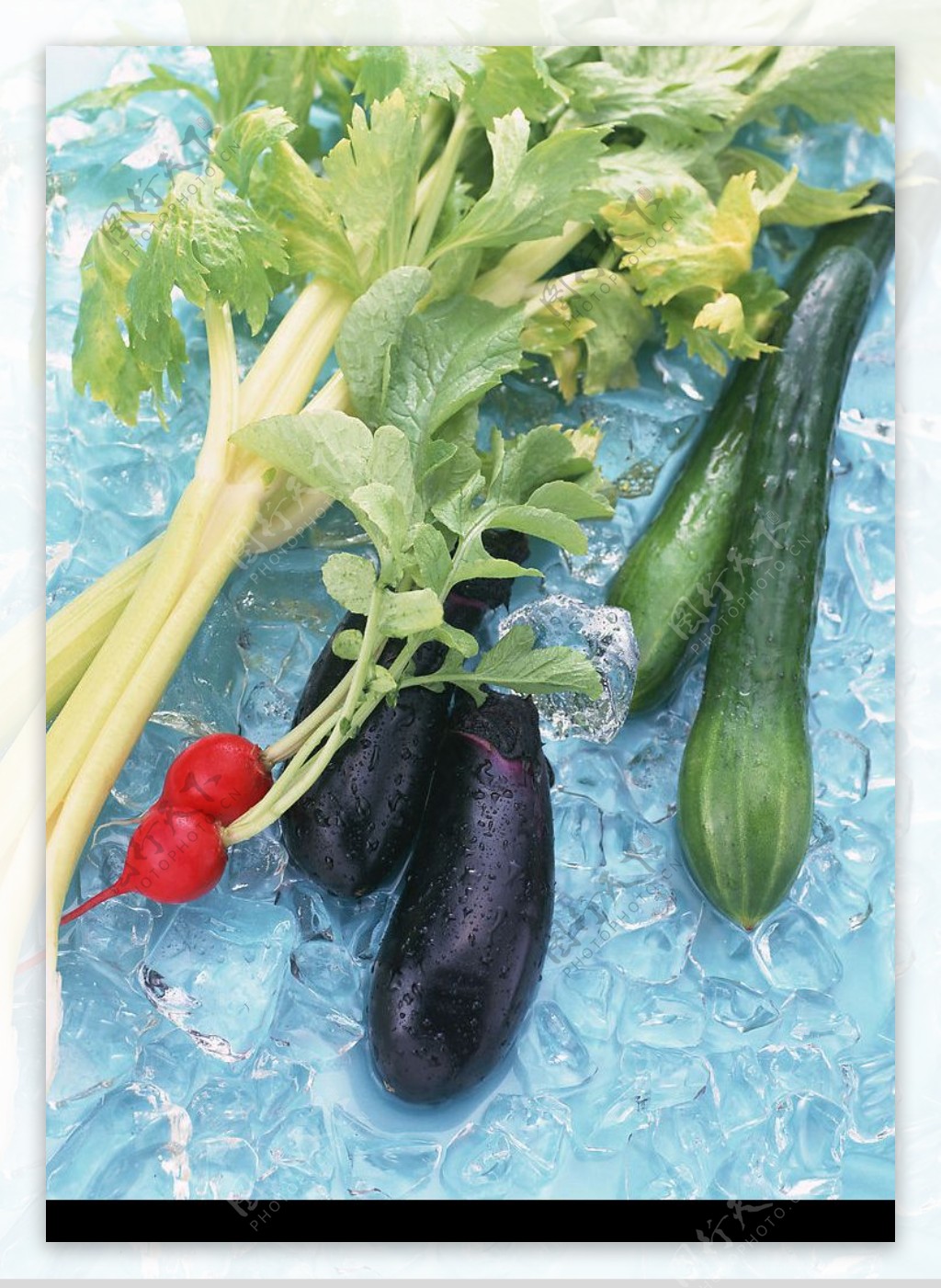 冰爽蔬菜图片