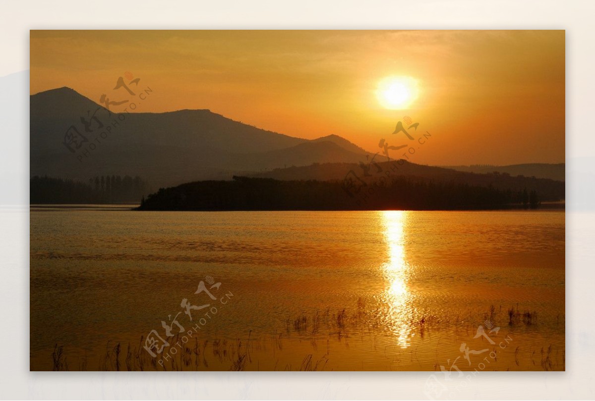 朝阳大海夕阳太阳山水图片