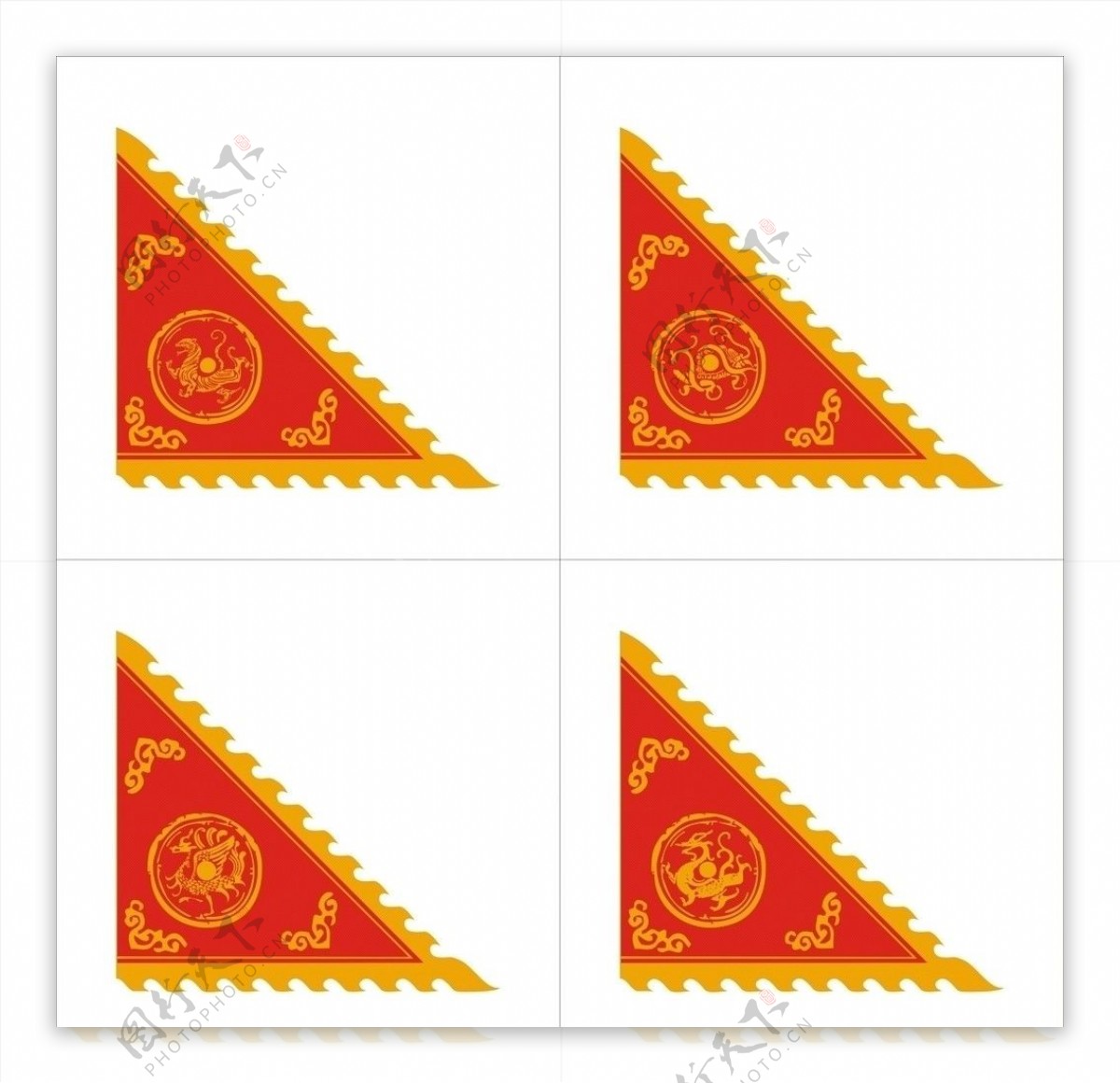 四神兽旗子图片