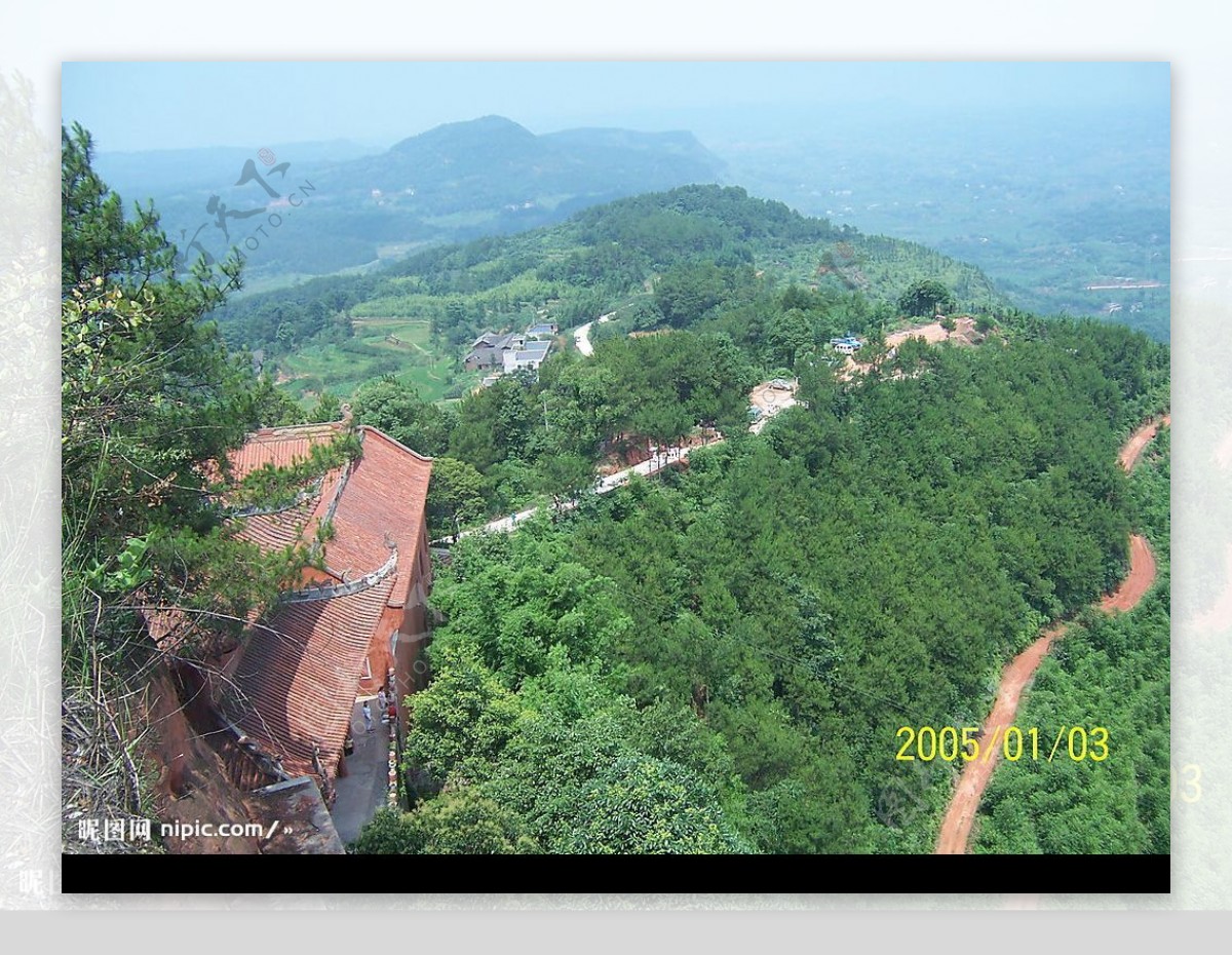 红岩风景图片