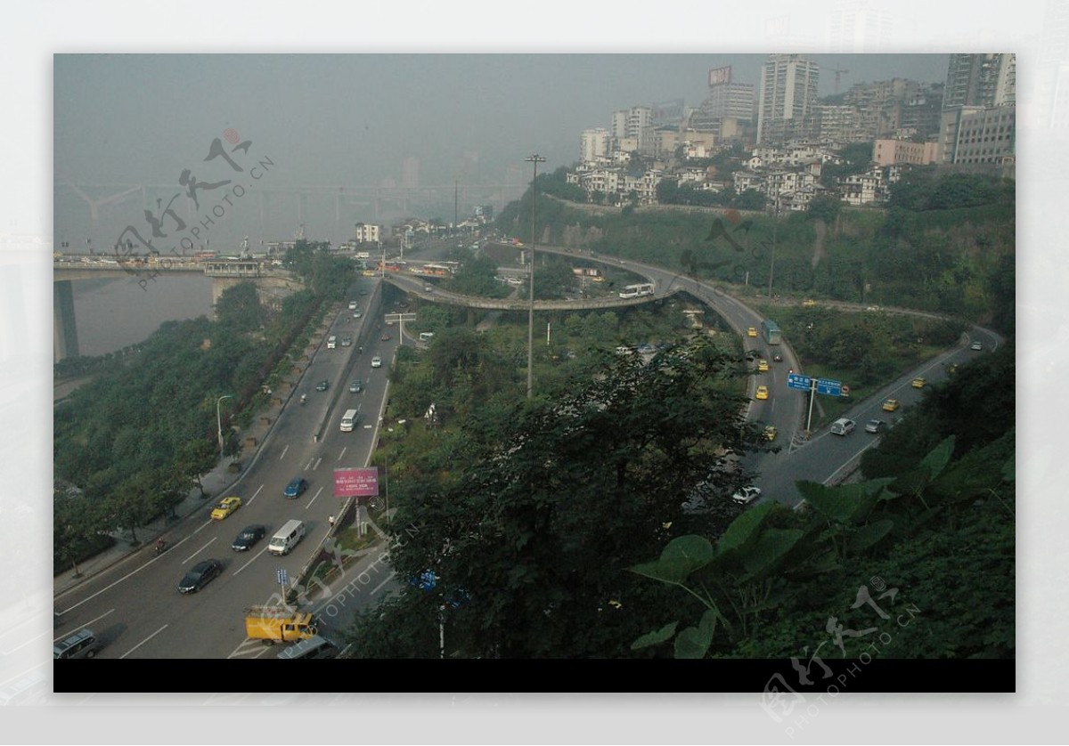 山城重庆的立交桥图片