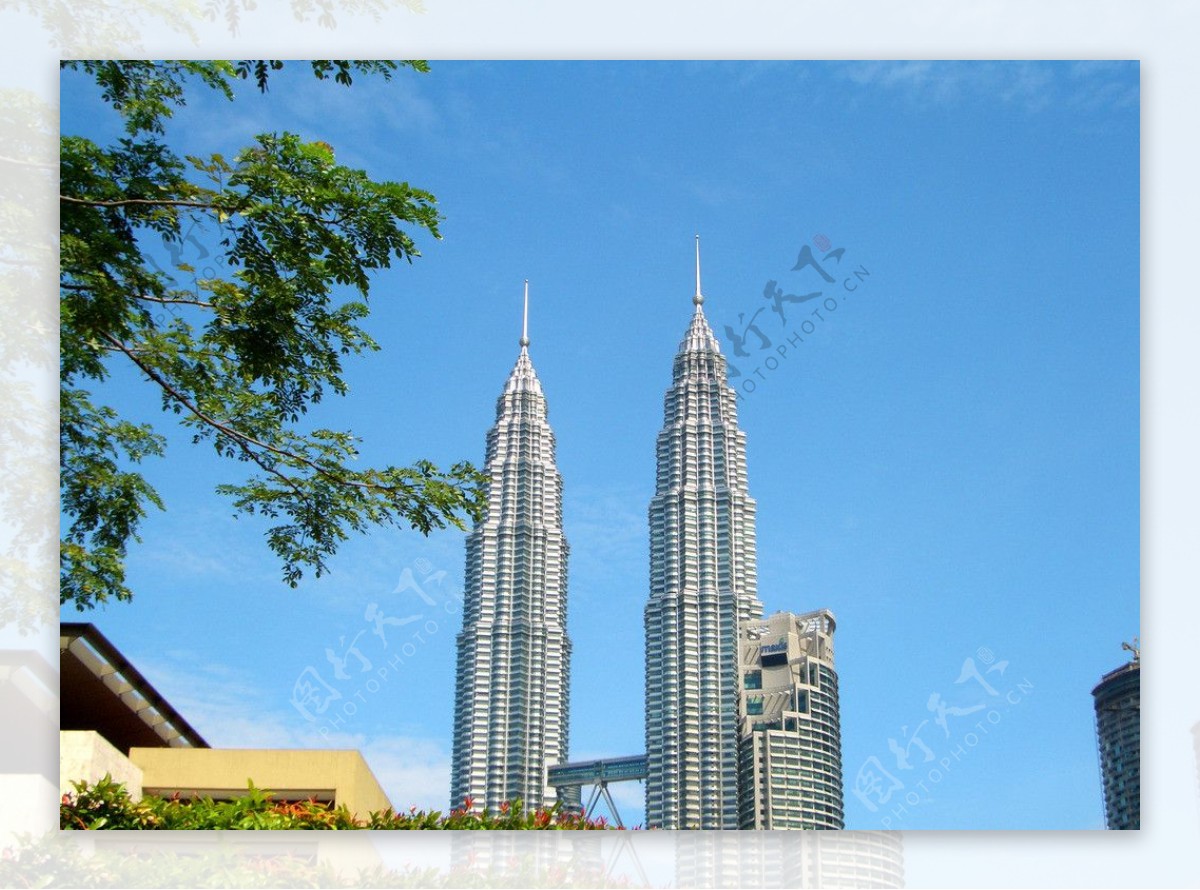 马来西亚双子塔图片