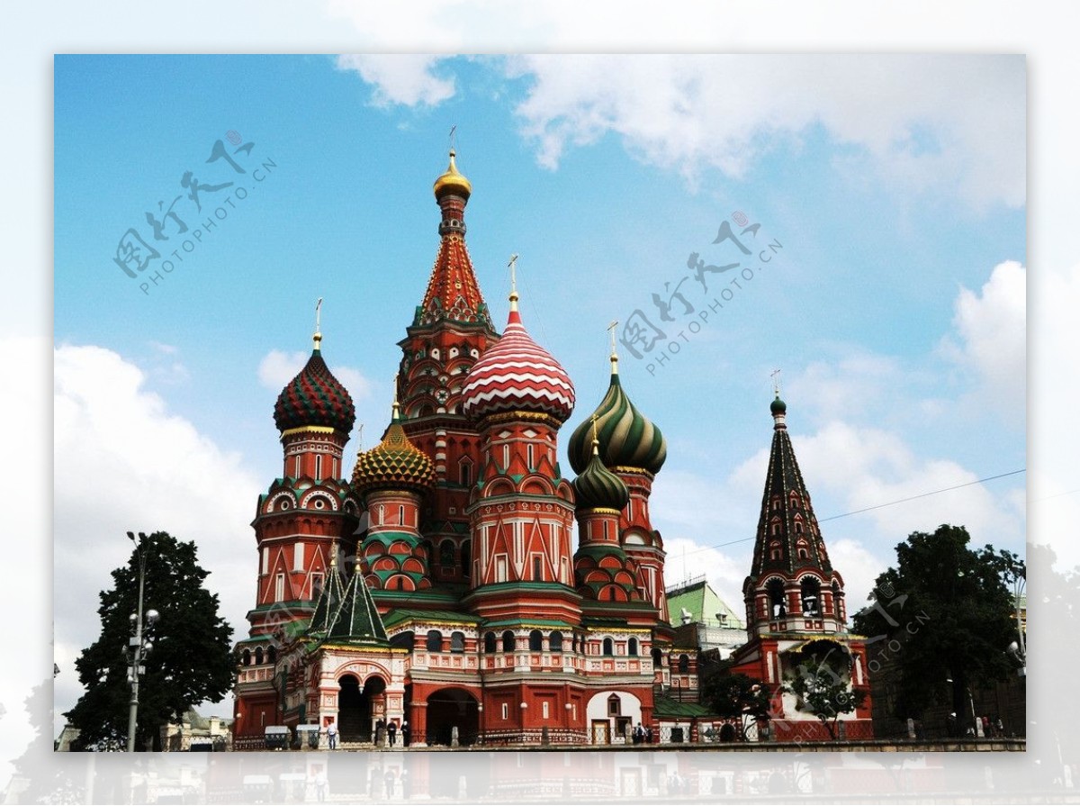 莫斯科瓦西里升天大教堂图片