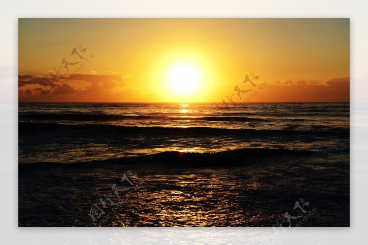澳洲黄金海岸日出图片