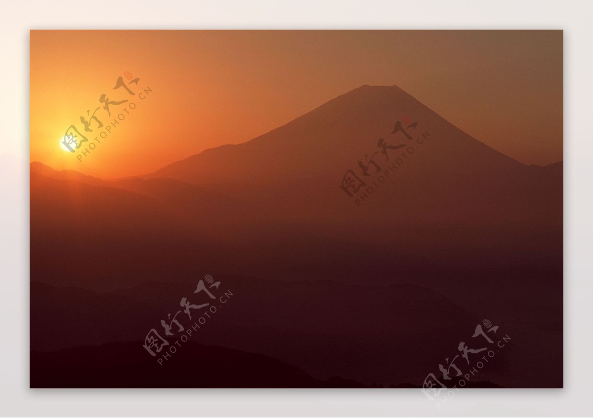 日本富士山图片