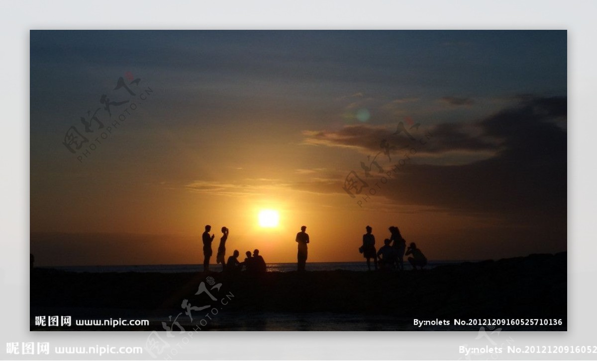 巴厘岛日暮图片