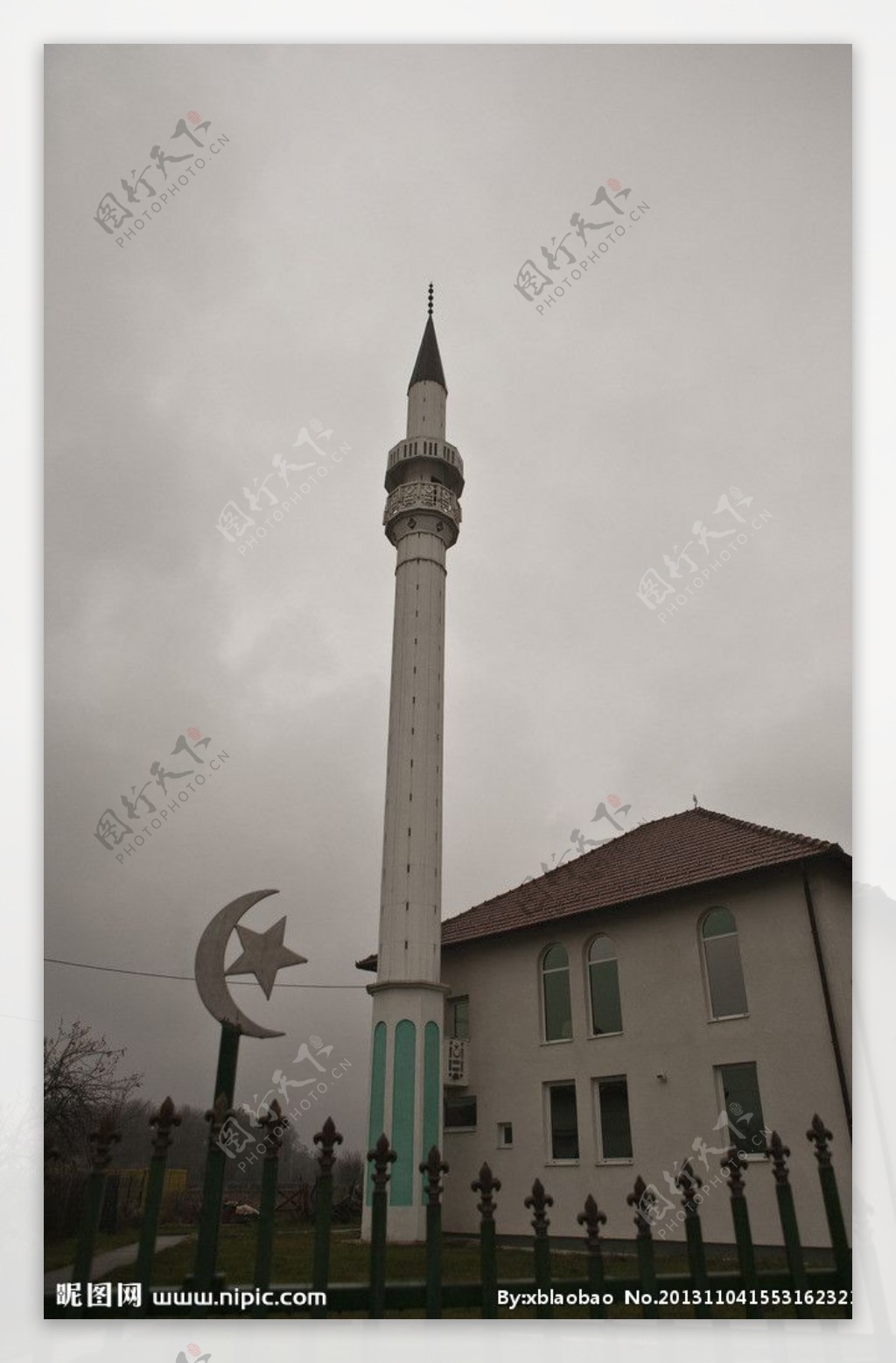 郊外清真寺图片