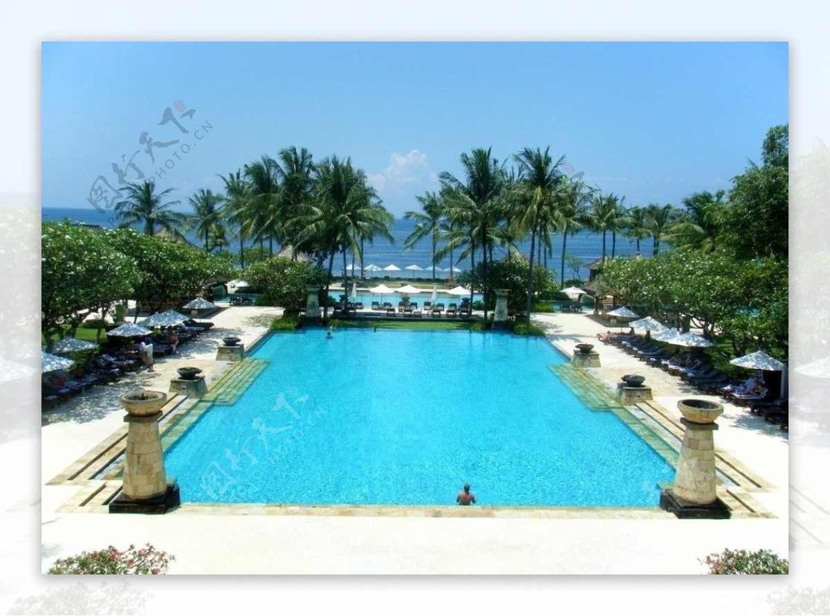 巴厘岛港丽酒店游泳池图片