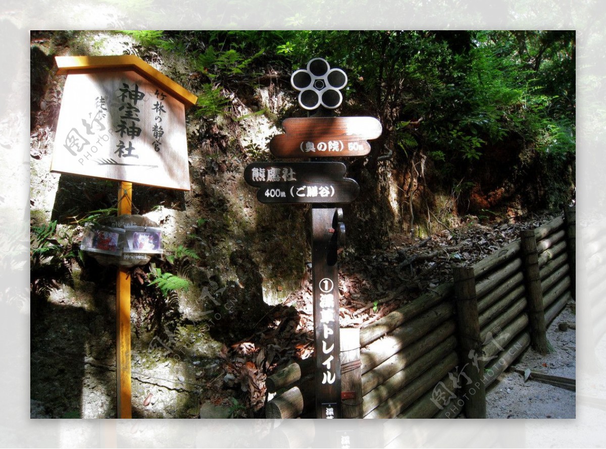 日本山间小道图片