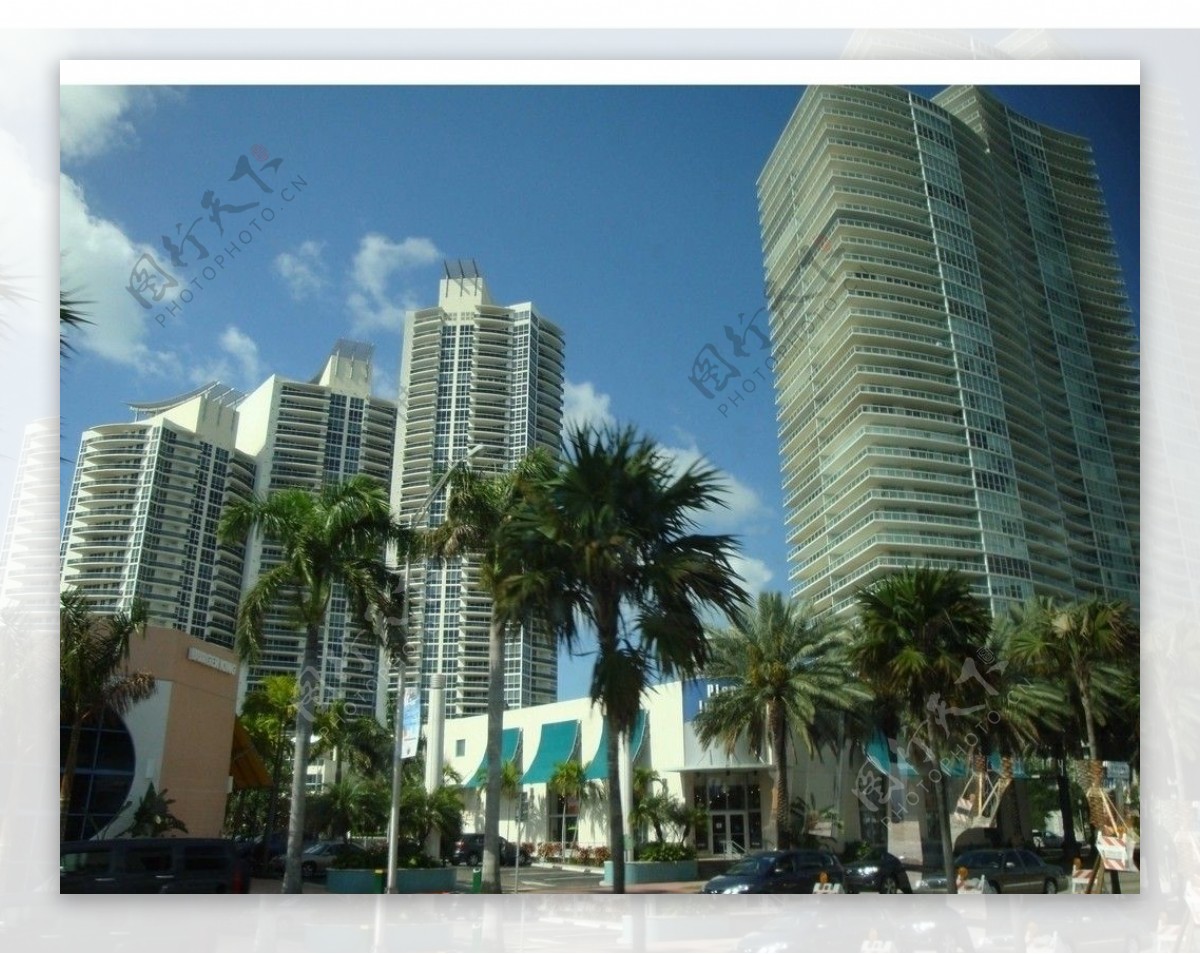 迈阿密市内街景图片