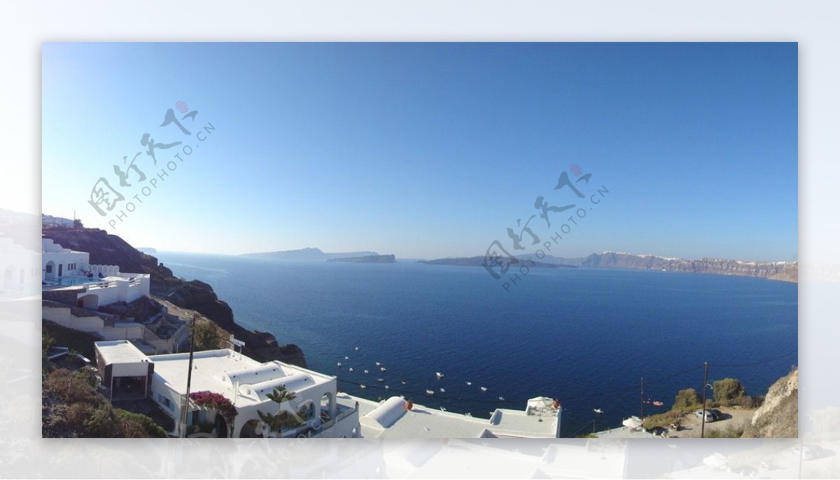 希腊爱琴海美景图片