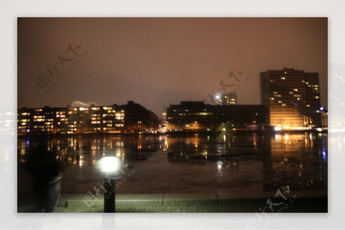 根本哈根夜景图片