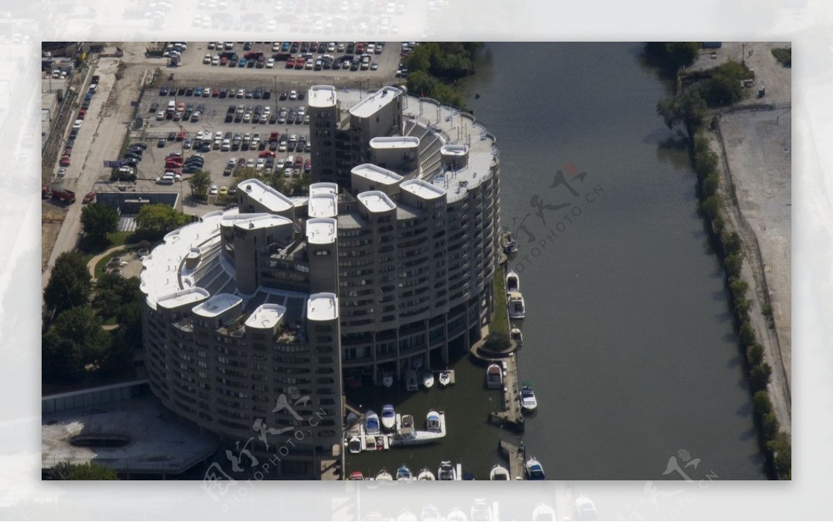 芝加哥芝加哥河畔弯形宾馆图片