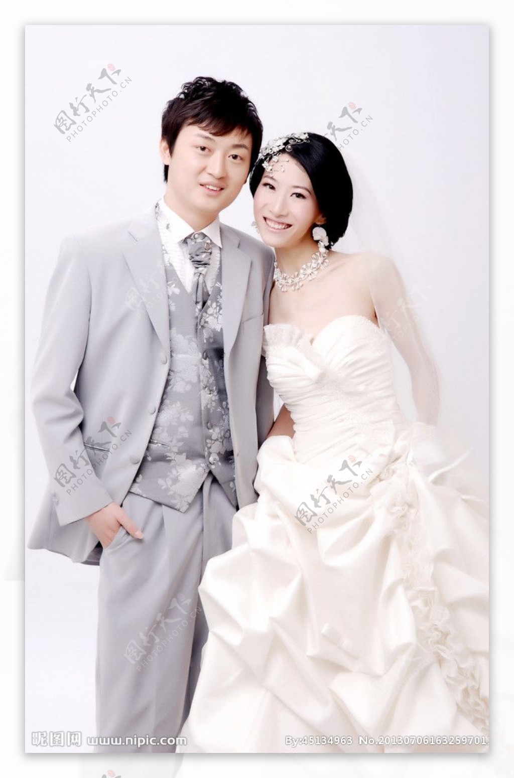 唯美韩式婚纱照图片