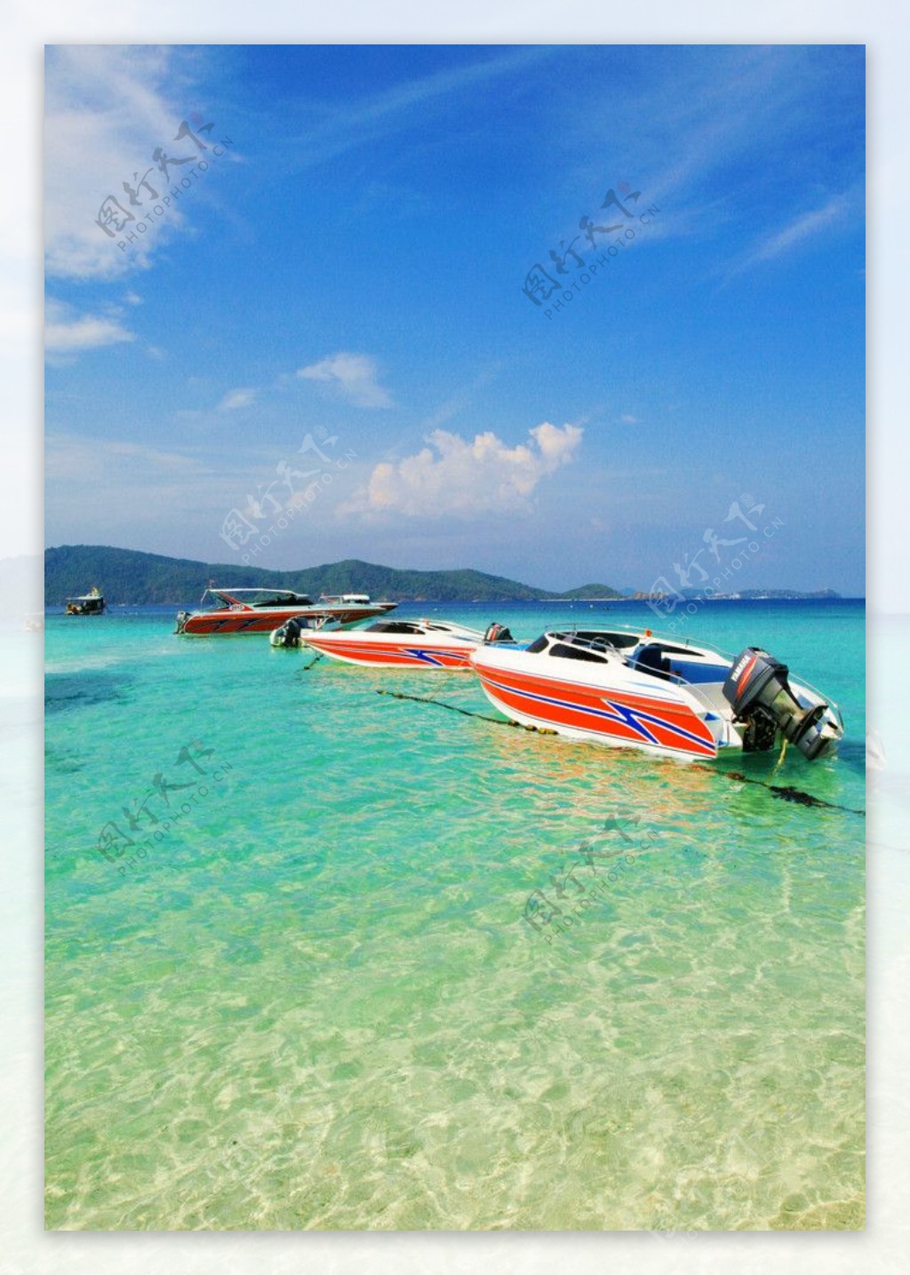 泰国普吉珊瑚岛风光图片
