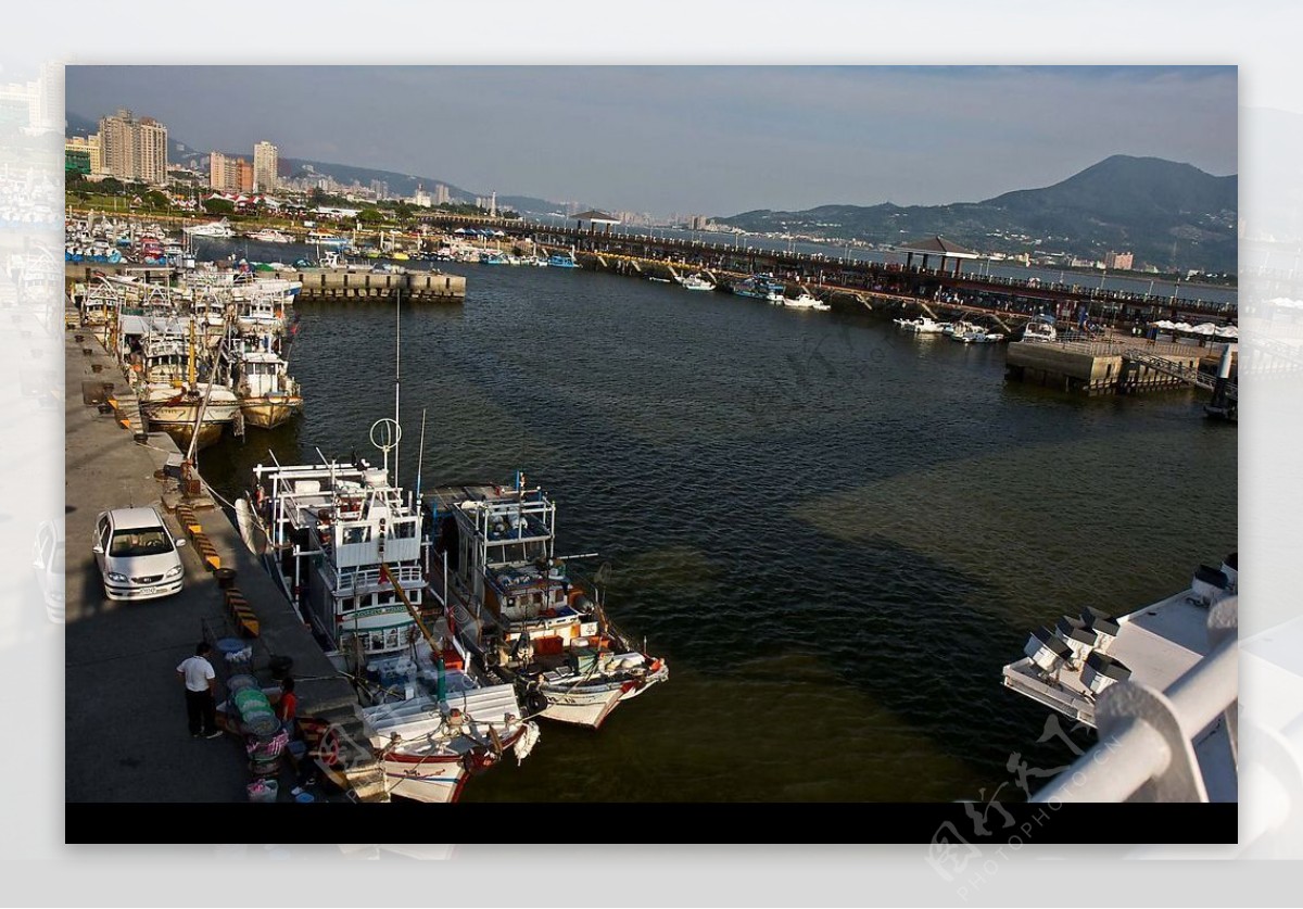 台灣淡水鎮淡水漁人碼頭图片