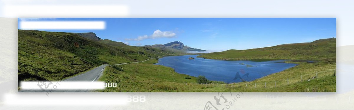 英国苏格兰斯凯岛的法达湖图片
