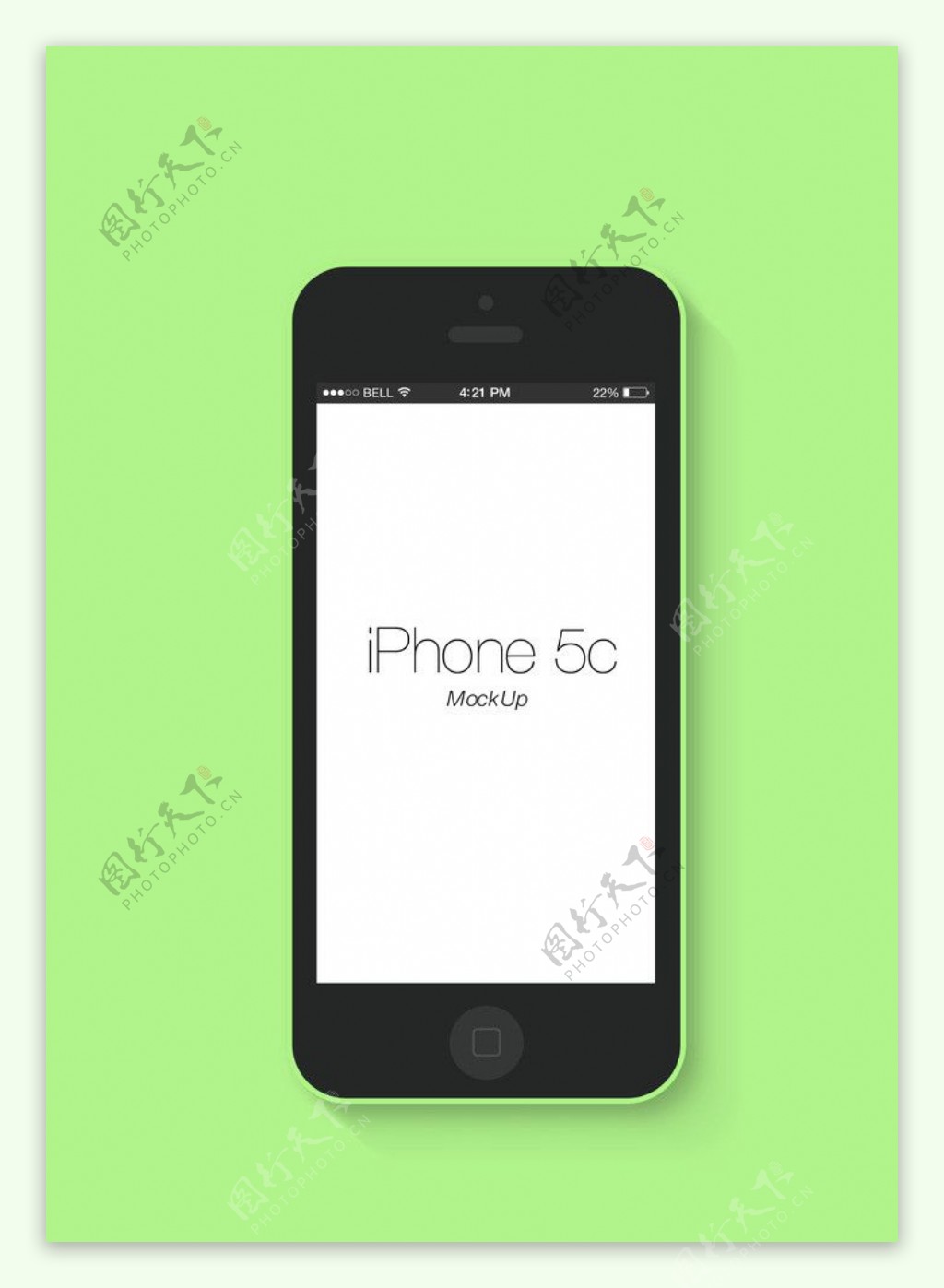 iPhone5C绿色图片