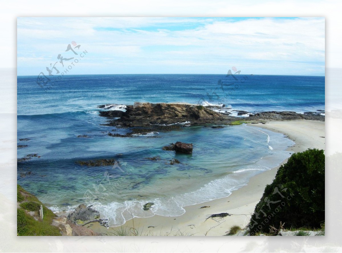 新西兰STKildaBeachDunedin达尼丁海滩风景新西兰南岛图片