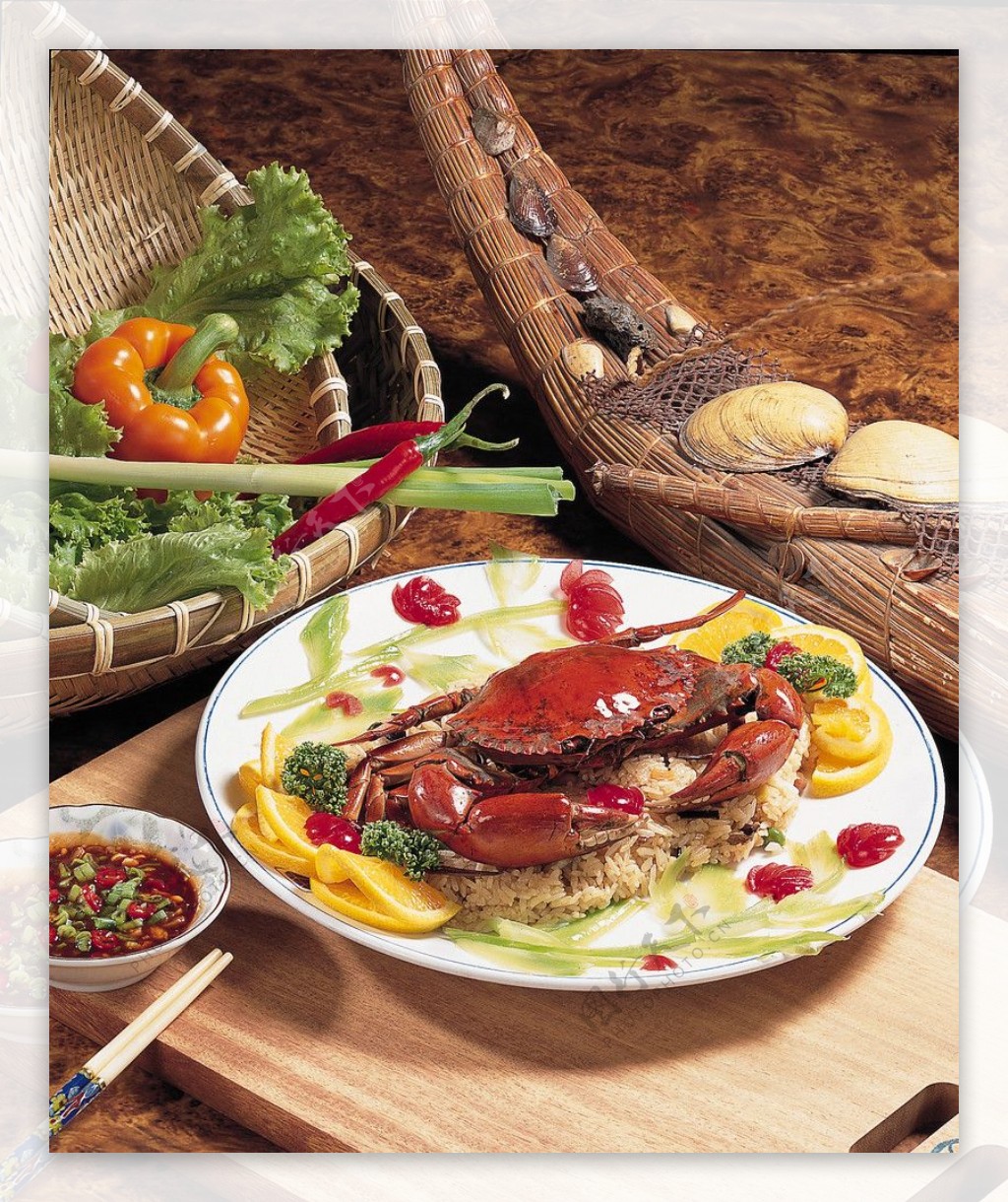 蟹肉饭图片