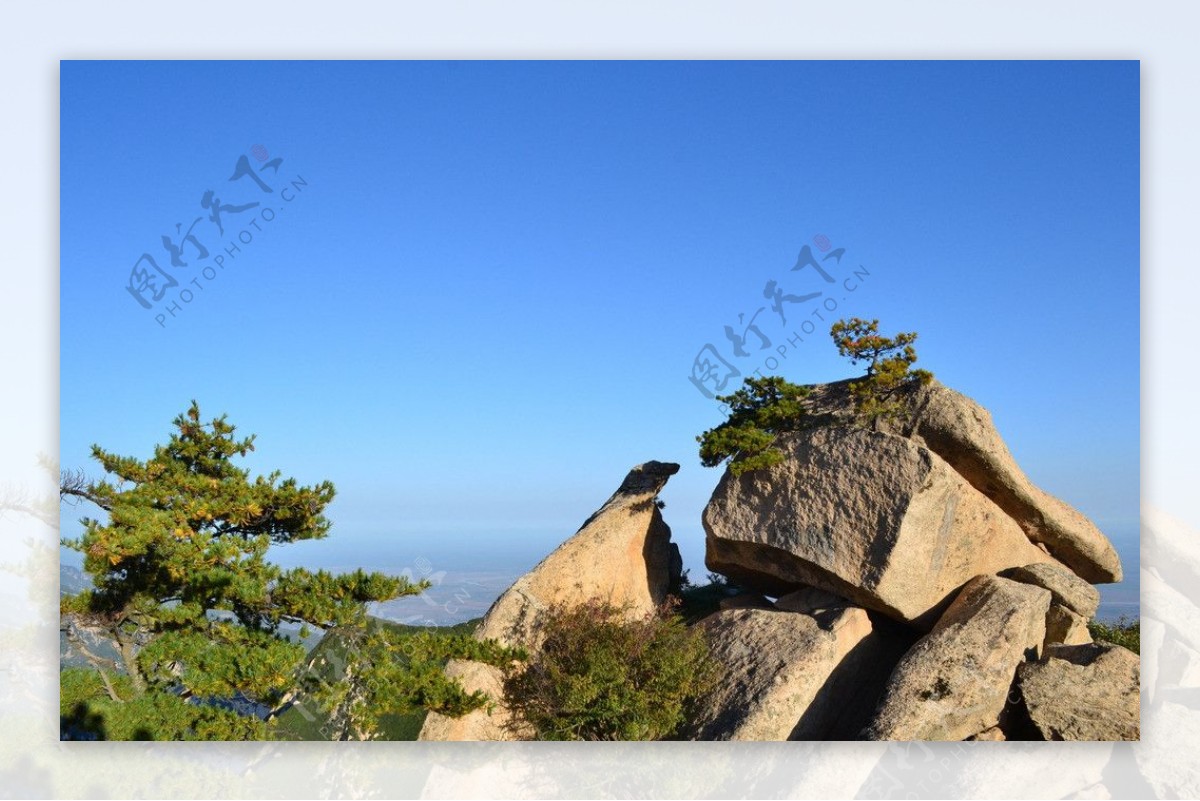 华山石头峰高清照图片