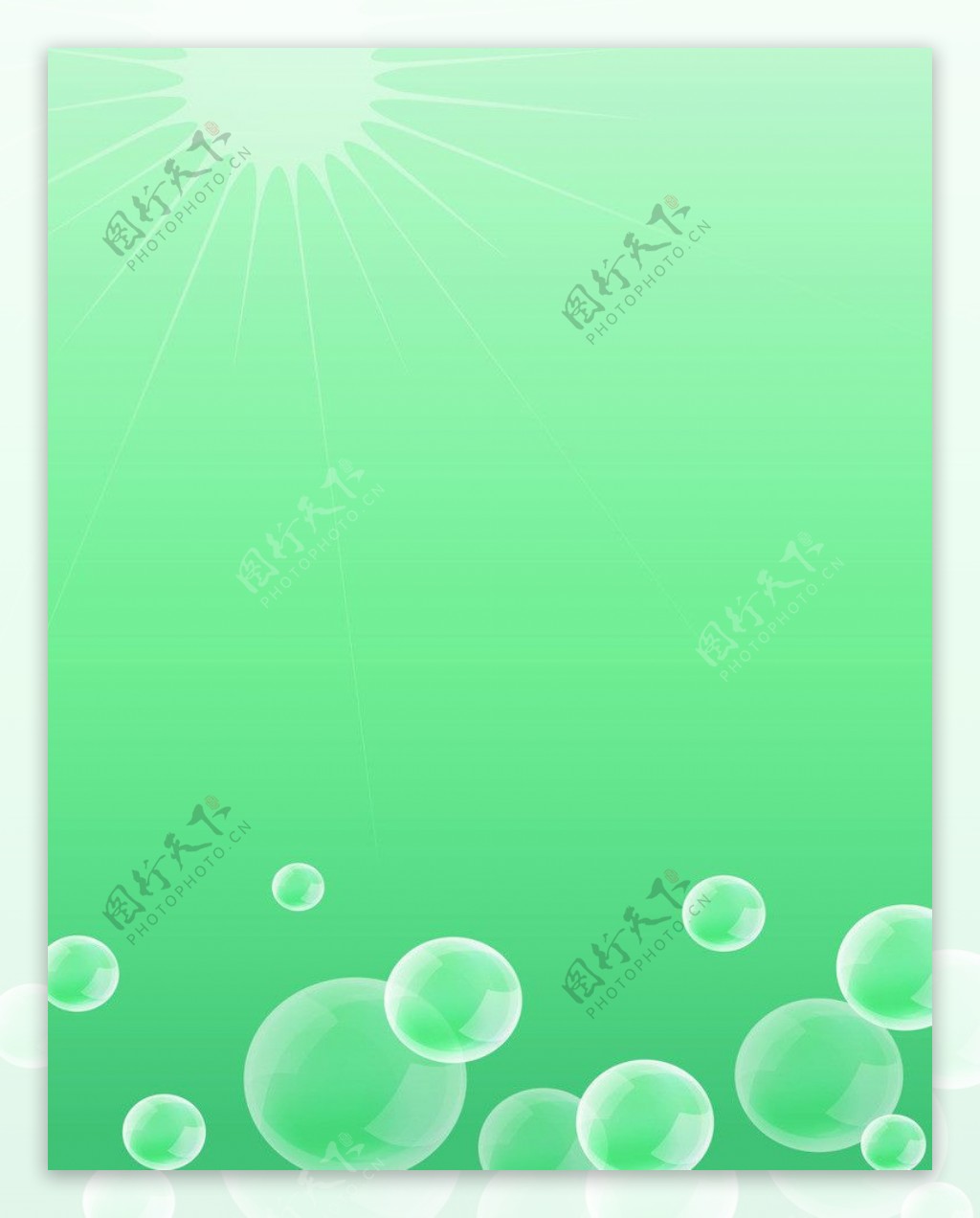 绿色泡泡图片