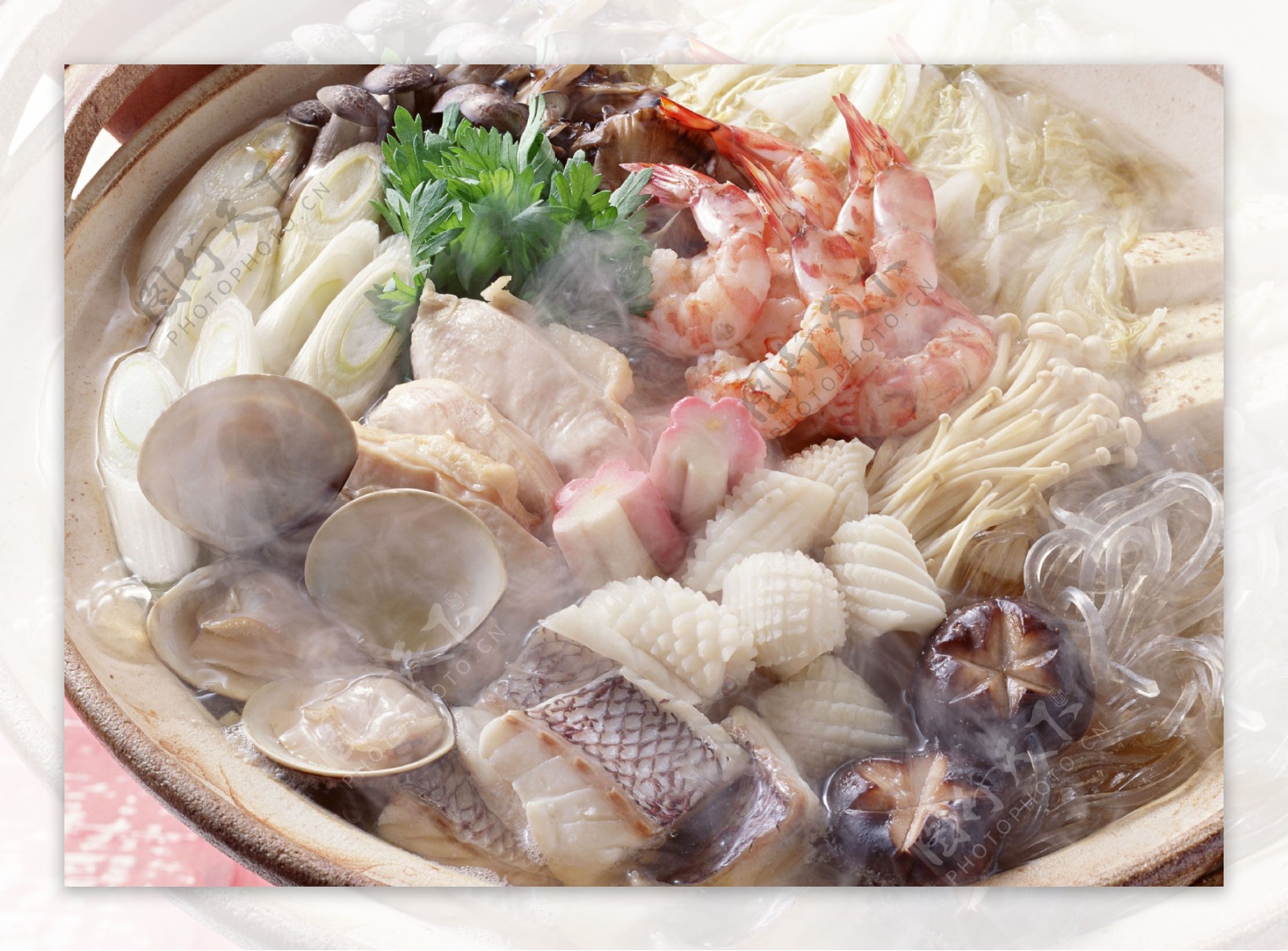 海鲜砂锅图片
