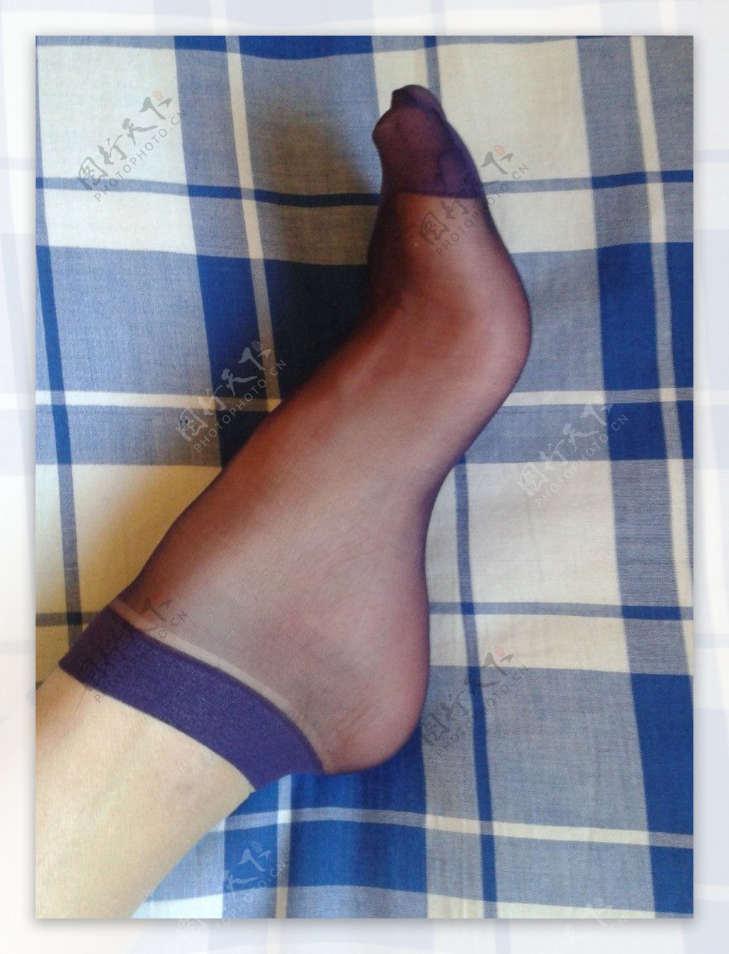 女袜丝袜紫色丝袜图片