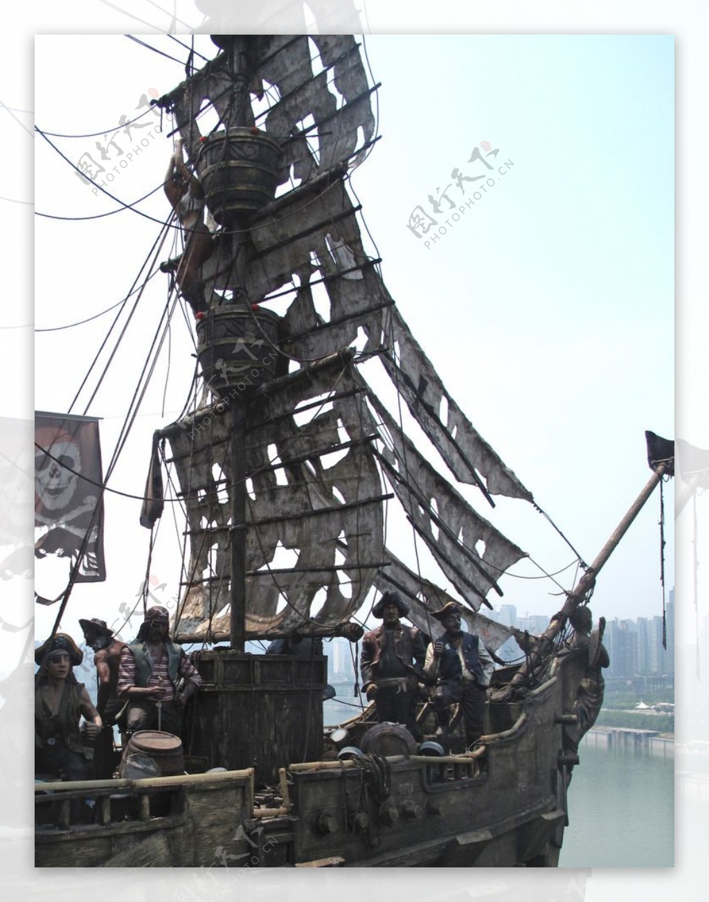 重庆海盗船塑像图片