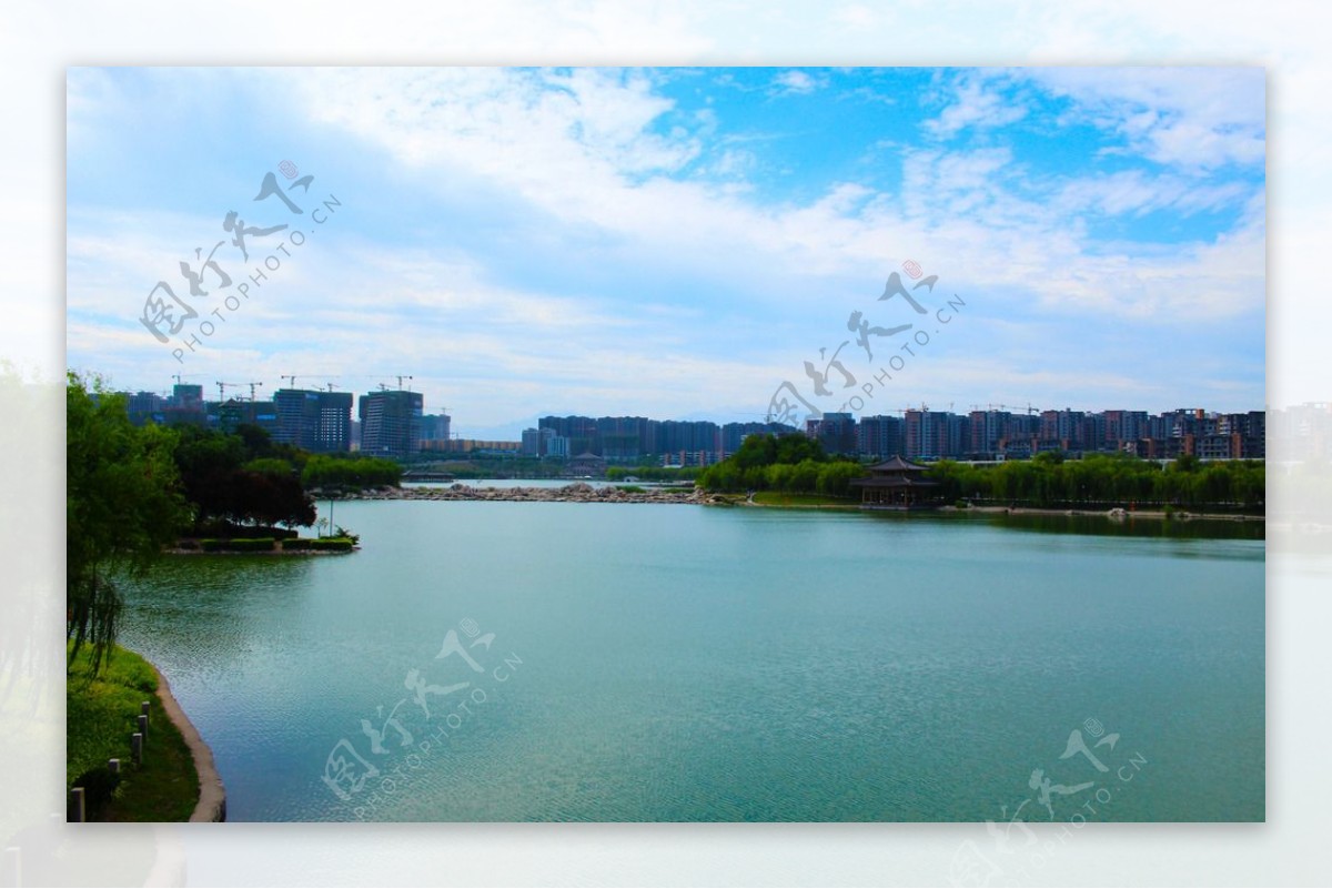 西安曲江池图片
