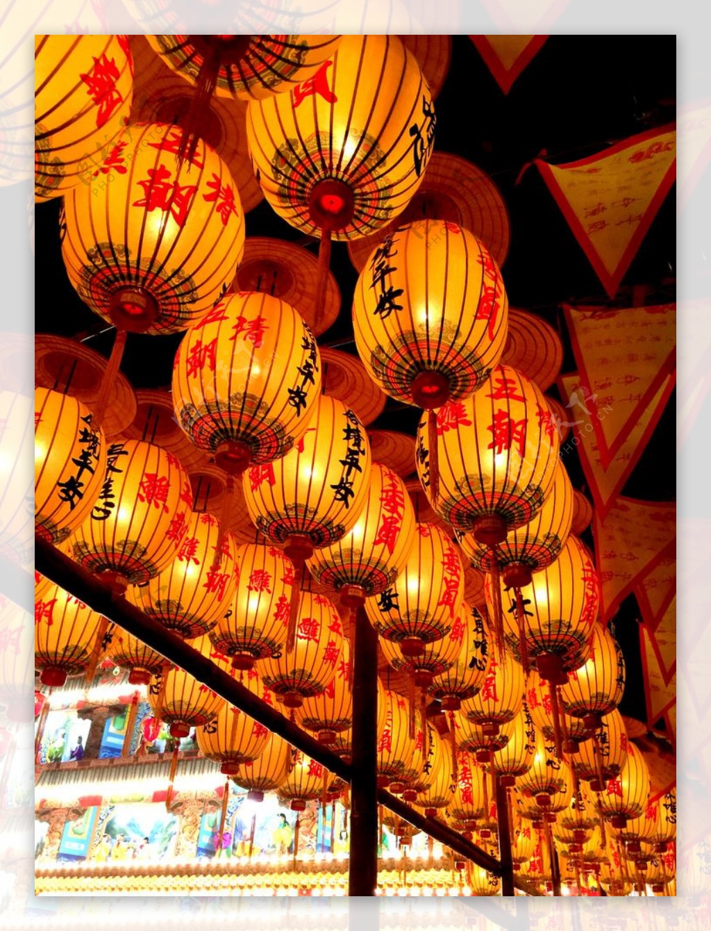 Traditional Handicraft Lanterns Celebrate The National Day Picture And ...
