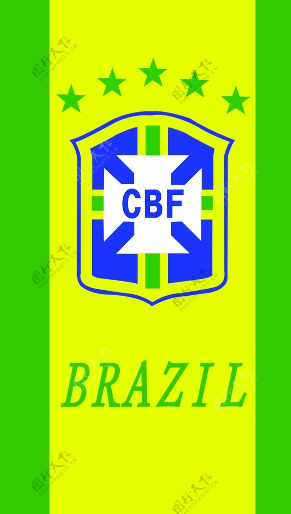 巴西队旗图片