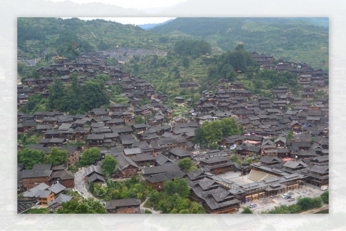 西江千户苗寨风景图片