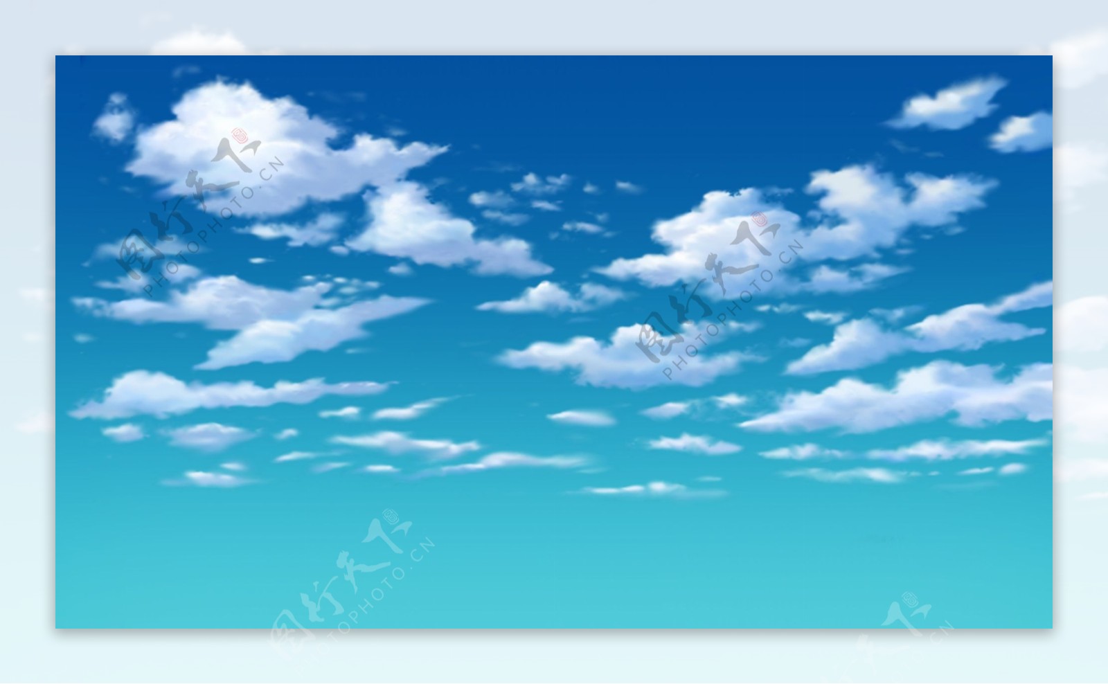 蓝雪』蓝天白云 动漫插画 二次元 场景 意境… - 堆糖，美图壁纸兴趣社区